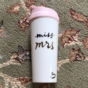 Kate Spade Miss to Mrs tumbler